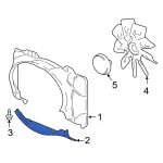 7L1Z8146A - Cooling System: Lower Shroud for Ford: Expedition | Lincoln: Navigator Image