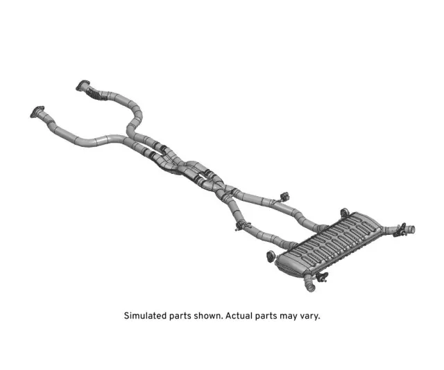 84301236 - : Muffler &amp; Pipe Assembly for Cadillac: CTS Image