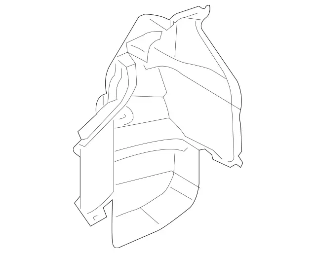 20969312919D60 - Body: Trunk Side Trim for Mercedes-Benz Image