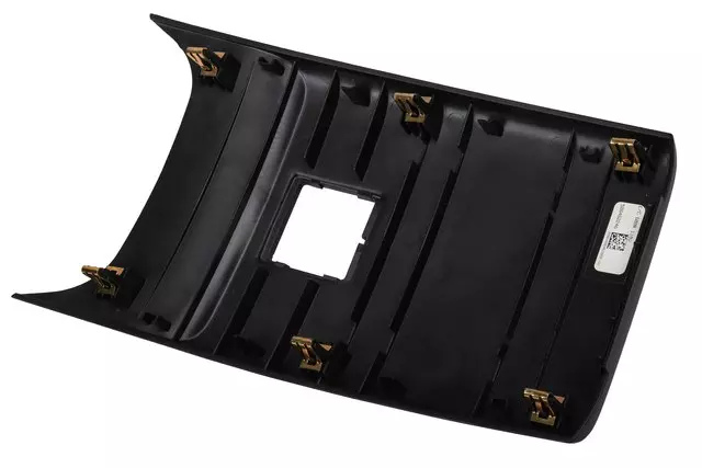 23199813 - : Jet Black Front Floor Console Rear Trim Panel for GM Image