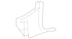 21268005067H52 - Body: Kick Panel Trim for Mercedes-Benz Image