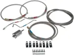 819819 - : Flexible Braided Stainless Steel Fuel Line for Dorman Image