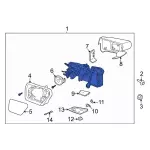 ML3Z17682JAPTM - Body: Mirror for Ford Image