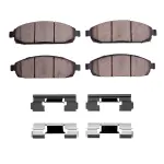 4000108001 - : DFC HybriDynamic Brake Pads Hrdwr Kit for DYNAMIC FRICTION Image