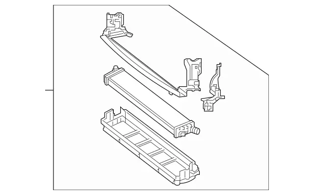2135007000 - Radiator: Coolant Radiator for Mercedes-Benz: CLS53 AMG, E53 AMG Image image