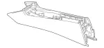 21868016029G81 - Body: Console for Mercedes-Benz Image
