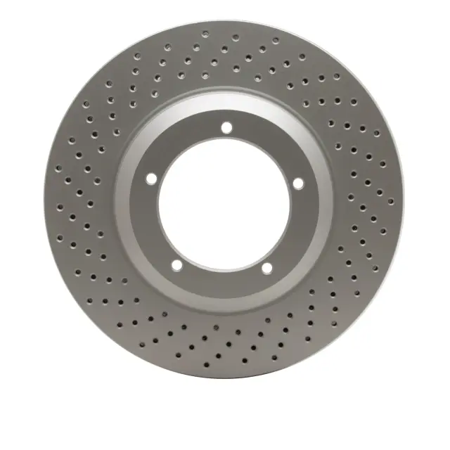 62402013D - Brakes &amp; Brake Parts: DFC GEOSPEC Coated Rotor - Drilled for DYNAMIC FRICTION Image