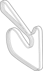 117204GD0B - : Serpentine Belt for Infiniti Image