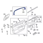 KS7Z5400014AA - Body: Window Molding for Ford: Fusion, Police Responder Hybrid, SSV Plug-In Hybrid Image