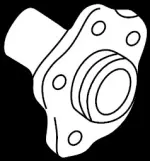 4320285F10 - Brakes: Hub Assembly for INFINITI: Q45 Image