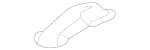 2316909700 - Covering and Lining: Trim, Tubular Frame for Mercedes-Benz Image