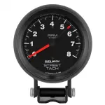 2894 - : GAUGE, TACHOMETER, 3 3/4", 8K RPM, PEDESTAL W/RED LINE, Z-SERIES for AutoMeter Image