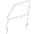 463725120064 - : Window Guide Rail for Mercedes-Benz Image