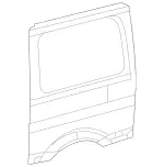 9066373000 - Body: Rear Panel for Mercedes-Benz Image