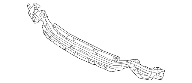 118880160064 - Attachment Parts: Impact Absorber for Mercedes-Benz Image
