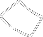 72716AR000 - : Windshield Dam for Infiniti Image