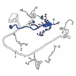 KU5Z12A581D - : Engine Harness for Ford: Mustang Image