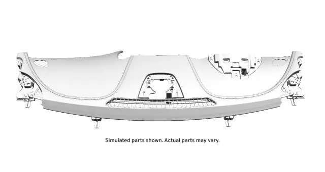 23387942 - Body: Upper Pad for Chevrolet: Impala Image