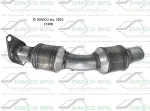 17390 - : Direct Fit Catalytic Converter for DAVICO CONVERTERS Image
