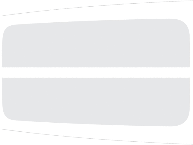 NB5Z6320000C - Exterior: Dual Hood Stripe Graphics Kit - Clear Matte for Ford: Explorer Image