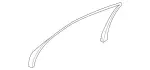 21172502718J12 - : Window Trim for Mercedes-Benz Image