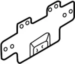 25233CL70A - Electrical: Feed Line Bracket for INFINITI: FX35, FX45 Image
