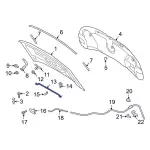 LB5Z16826C - : 2020-2024 Ford - Support Rod for Ford: Explorer, Police Interceptor Utility Image