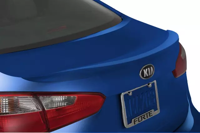 A7F34AQ000K3U - Exterior: Rear Spoiler - Shown In Silver - Abyss Blue for Kia: Forte Image