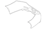 25788562049999 - : Bumper Cover for Mercedes-Benz Image