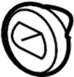 26398EW00A - Electrical: Tail Lamp Assembly Clip for INFINITI: FX35, FX50 Image