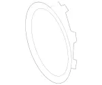 2138850107 - : Emblem Base Plate for Mercedes-Benz Image