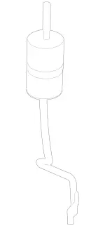 2047231439 - : Securing Rod for Mercedes-Benz: GLK250, GLK350 Image