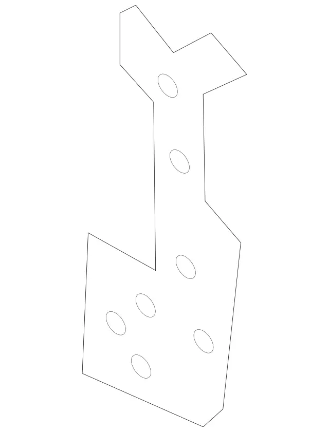 2136802925 - Side Walls: Dampening, Long. Member for Mercedes-Benz: AMG GT 43, AMG GT 53, AMG GT 63, AMG GT 63 S, AMG GT 63 S E Performance, CLS450, CLS53 AMG, E300, E350, E43 AMG, E53 AMG, E63 AMG S Image image