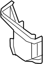 48382JP00B - Steering: Heat Shield for Infiniti Image