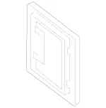 22292075219051 - Body: Rear Cover for Mercedes-Benz Image