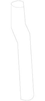 9069972352 - : Upper Hose for Mercedes-Benz Image