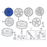 JT4Z1007A - : Wheel Assembly for Ford: Edge Image