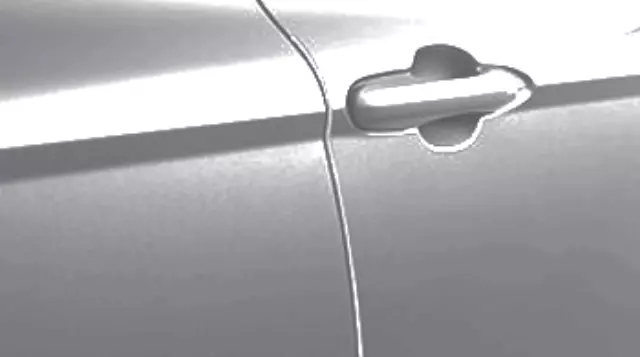 PT9360318111 - Exterior: Door Edge Guards - Celestial Silver Metallic for Toyota Image