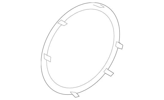 2047270279 - Trim and Lining: Border Ring for Mercedes-Benz: AMG GT, AMG GT Black Series, AMG GT C, AMG GT R, AMG GT S, CLS450, CLS53 AMG, E300, E350, E43 AMG, SL43 AMG, SL55 AMG, SL63 AMG, SL63 AMG S E Performance Image image