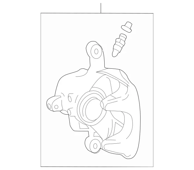 2474234600 - Brakes: Piston Housing for Mercedes-Benz: A35 AMG, CLA35 AMG, GLA35 AMG, GLB35 AMG Image image