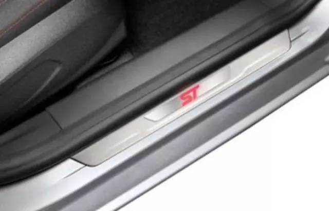DM5Z54132A08F - Exterior: Door Sill Plates - Illuminated - W/Seat Logo for Ford: Focus Image