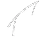 2047251625 - : Window Guide Rail for Mercedes-Benz: C250, C300, C350 Image