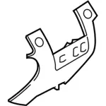 EG1Z5404644AA - Body: Lower Panel for Ford: Police Interceptor Sedan, Special Service Police Sedan Image