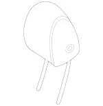 16797042048S16 - Body: Headrest for Mercedes-Benz Image