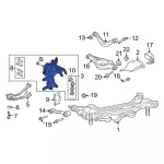 7E5Z5A969L - Suspension: Knuckle for Ford: Fusion | Lincoln: MKZ | Mercury: Milan Image