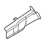 DA8Z7402039A - : Fender Ledge Cover for Ford: Flex Image