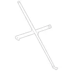 2926200000 - Front-End Assembly, Front Panel: Strut for Mercedes-Benz Image