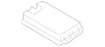 1645400182 - Electrical: Cover for Mercedes-Benz: ML 350, R 320, R 350, R 500, R 63 AMG&amp;reg; Image image