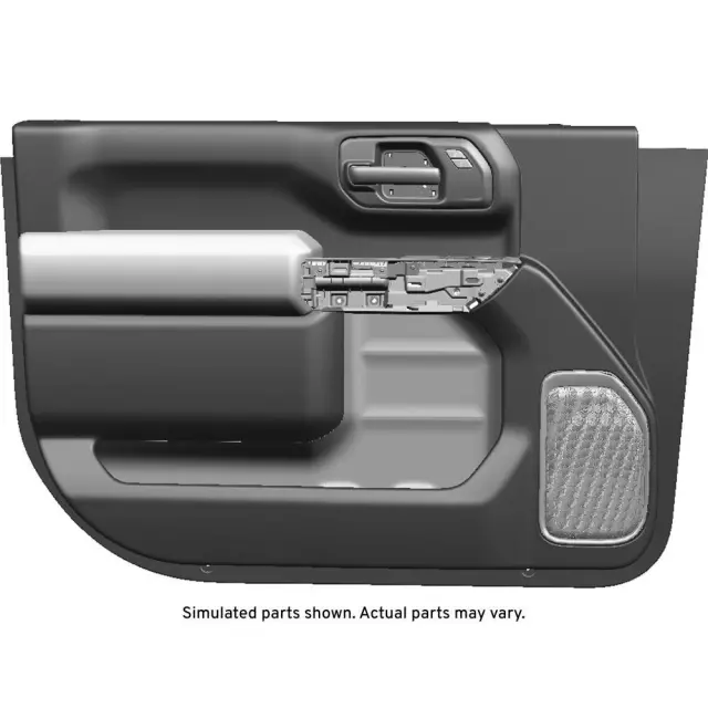 85101404 - Body: Door Trim Panel for Chevrolet: Silverado 2500 HD, Silverado 3500 HD | GMC: Sierra 2500 HD, Sierra 3500 HD Image