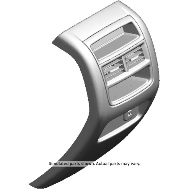 84093666 - : Dark Titanium Front Floor Console Rear Trim Panel for Cadillac: XT5 Image